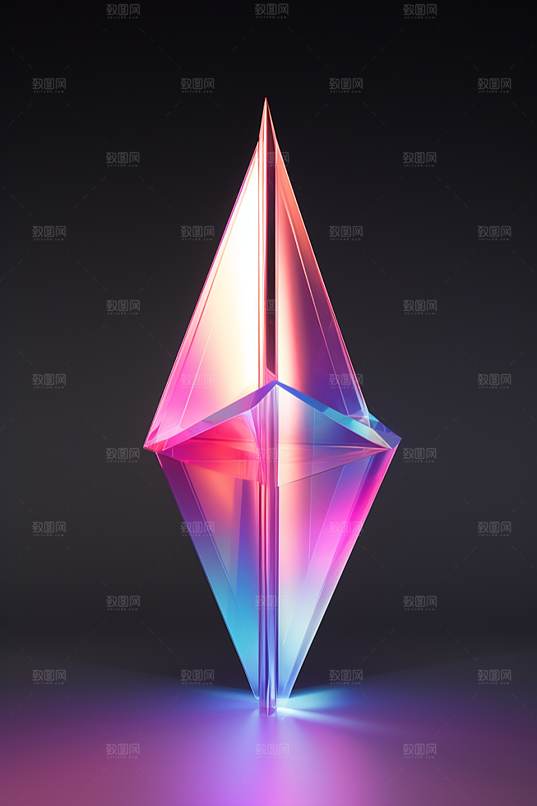 立体流体雕塑3D扭曲模型