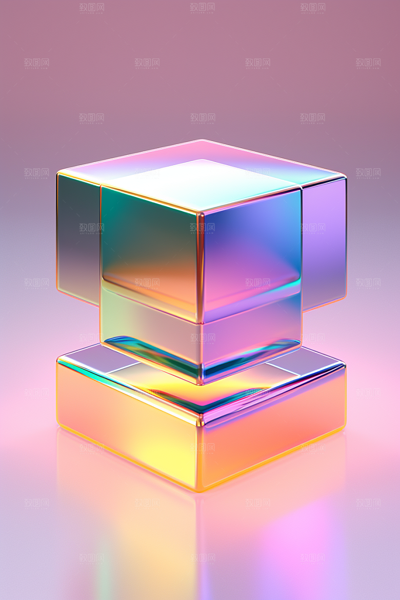 立体流体雕塑3D扭曲模型