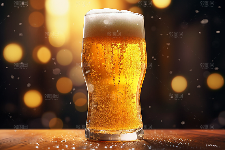啤酒美味黑啤素材