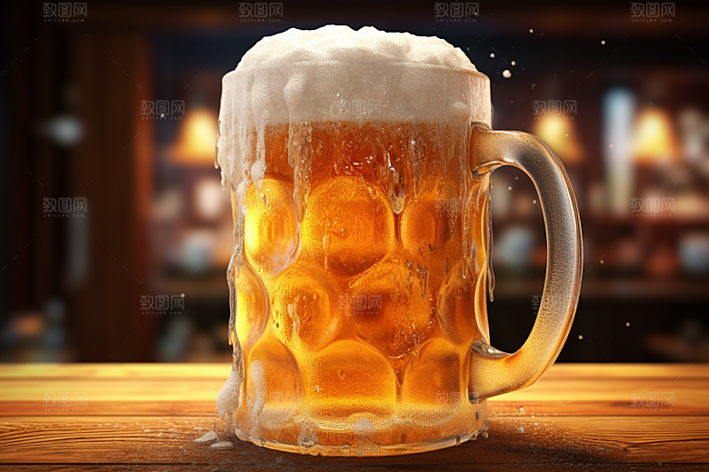 啤酒视觉艺术黑啤素材