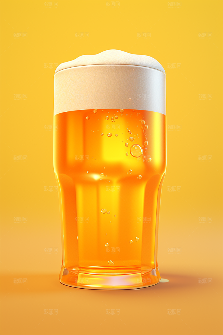 啤酒扎啤黑啤素材