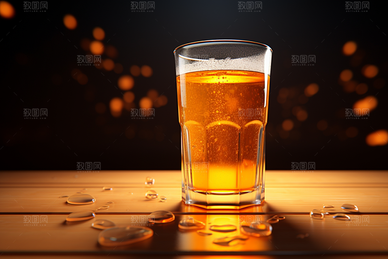 啤酒立体扎啤素材
