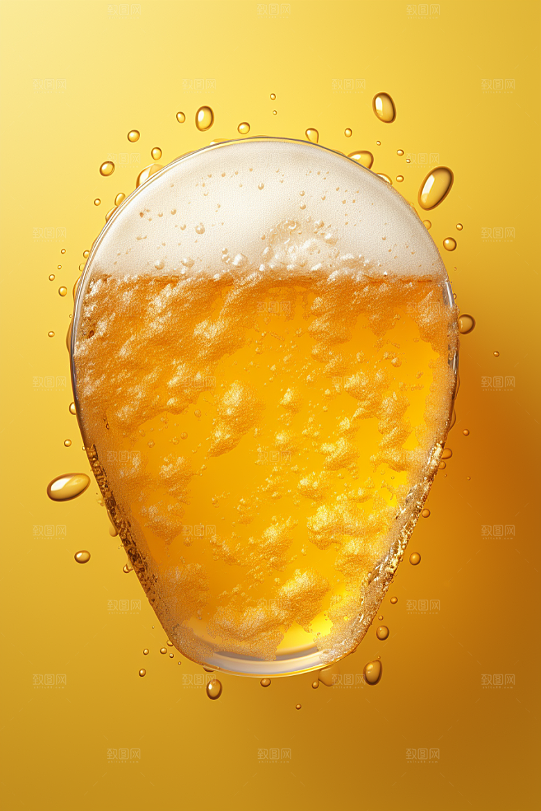 啤酒立体酒精饮品素材