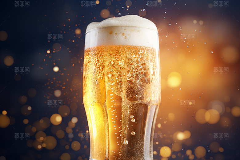 啤酒广告美味素材