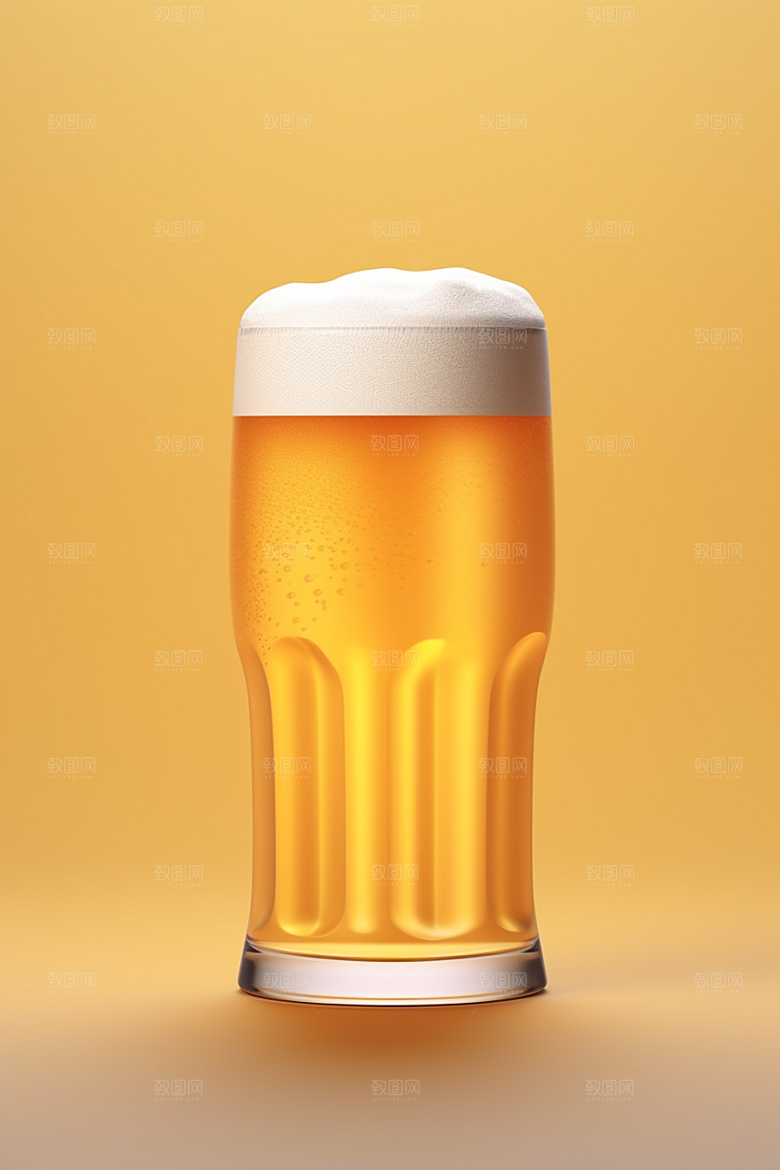 啤酒酒精饮品立体素材