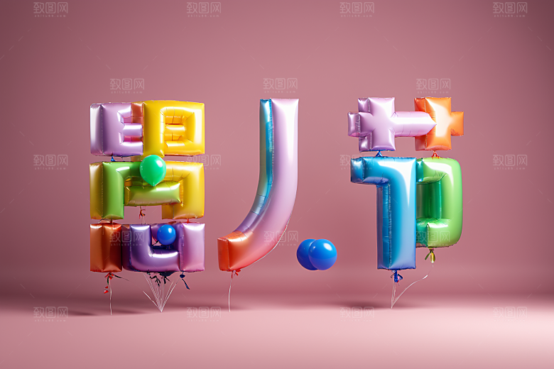 愚人节3D高清艺术字