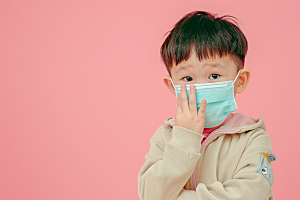 流感儿童医疗病毒摄影图