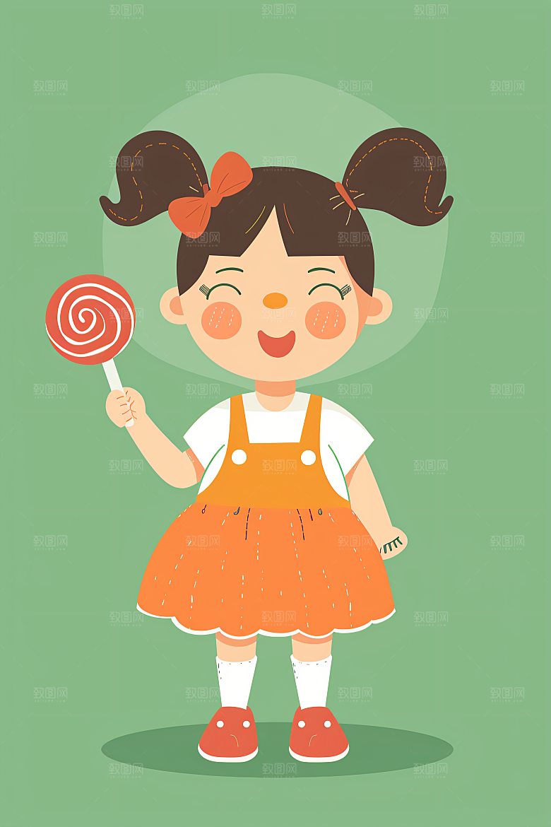六一儿童节多彩高清插画