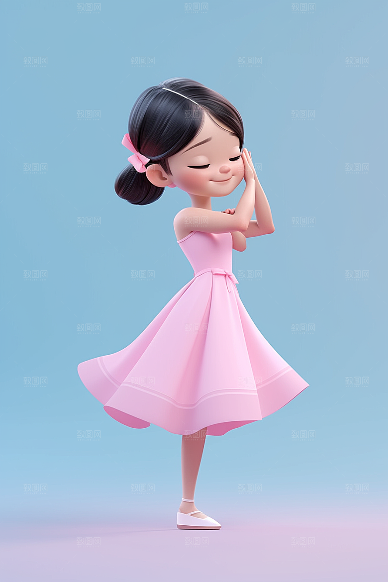 快乐儿童立体IP模型