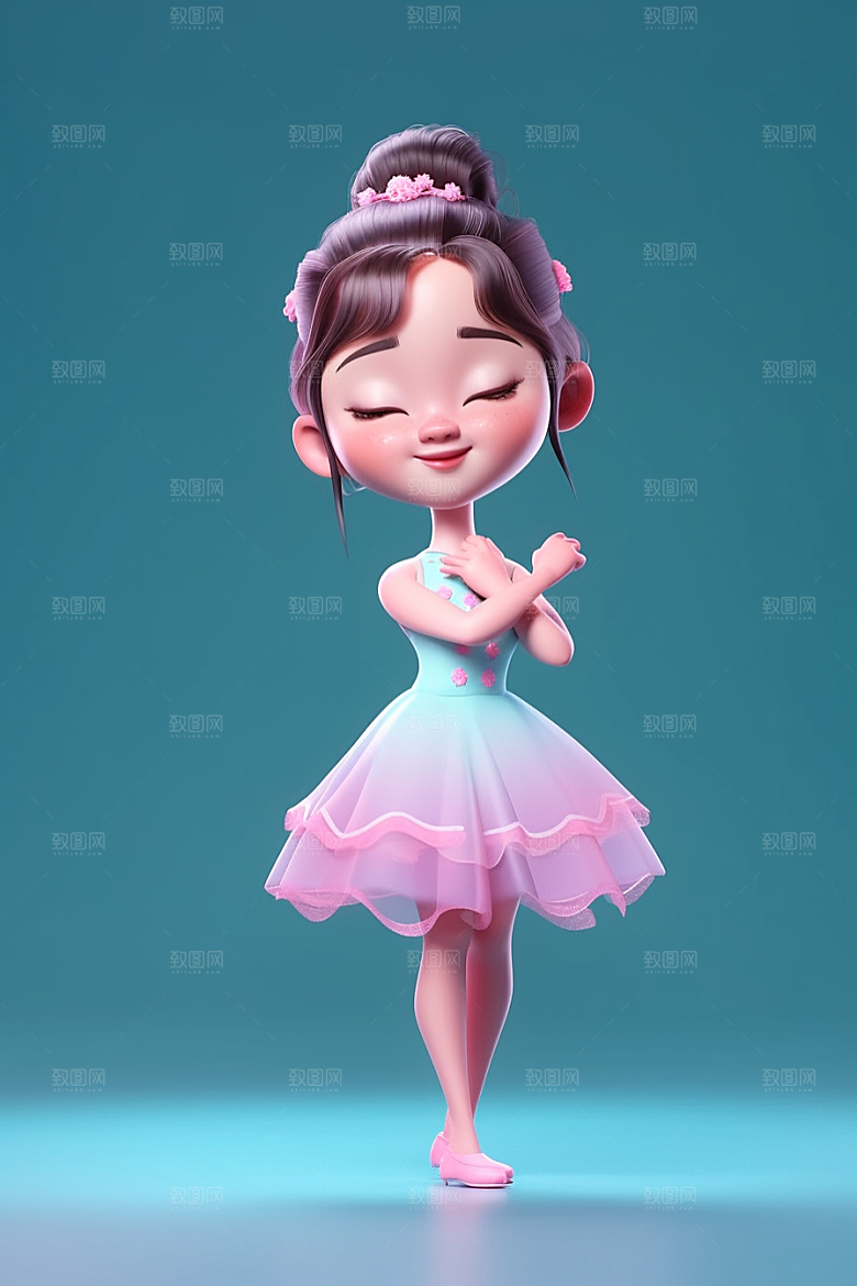 快乐儿童可爱六一儿童节模型