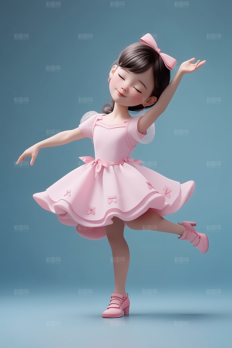 快乐儿童3D可爱模型