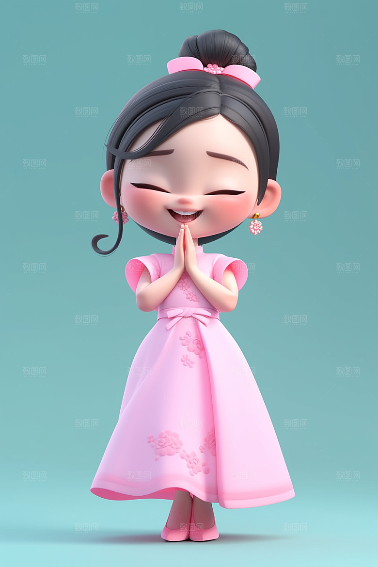 快乐儿童孩童IP模型
