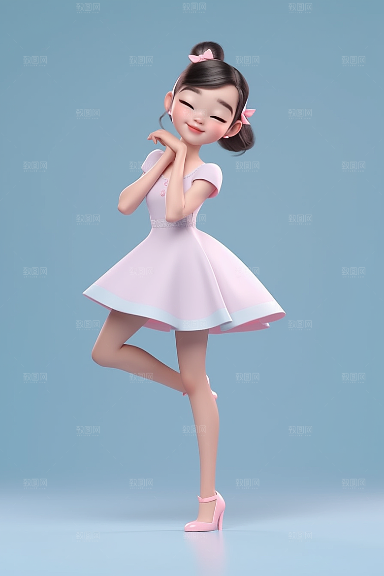 快乐儿童立体孩童模型