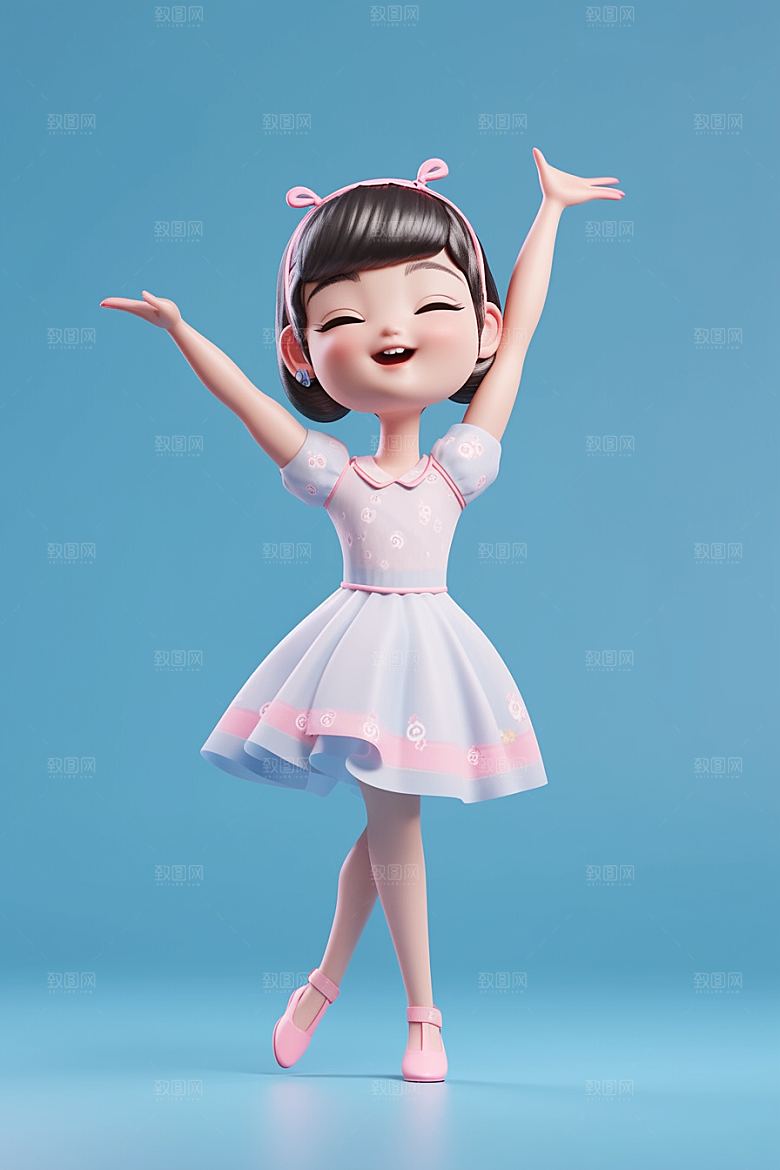 快乐儿童六一儿童节童真模型