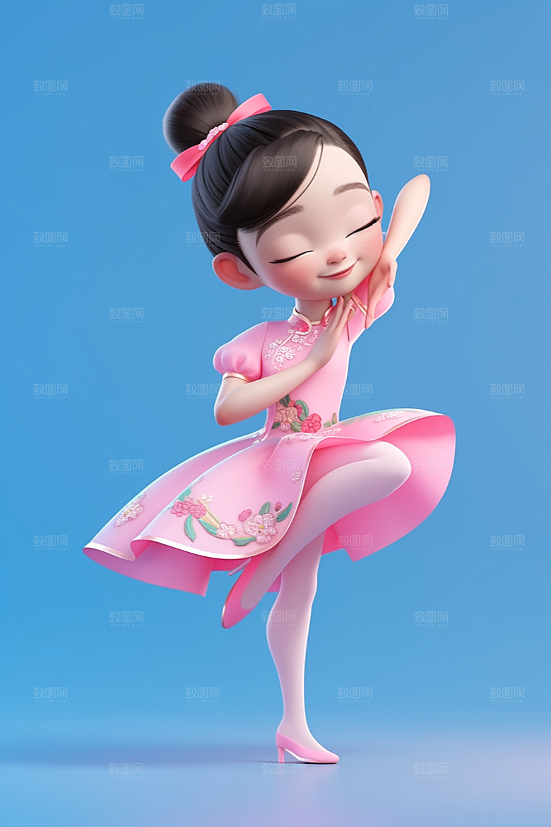 快乐儿童卡通孩童模型