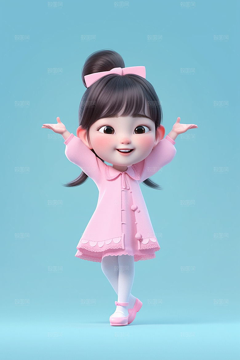 快乐儿童可爱童真模型