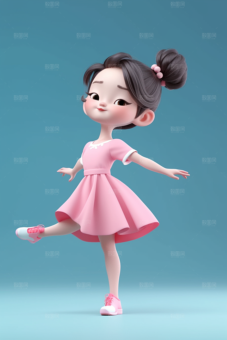 快乐儿童IP3D模型