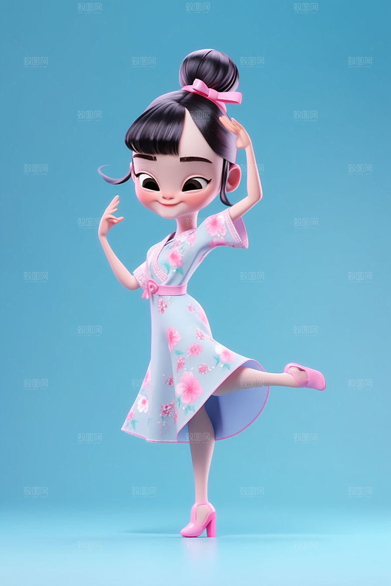快乐儿童IP3D模型