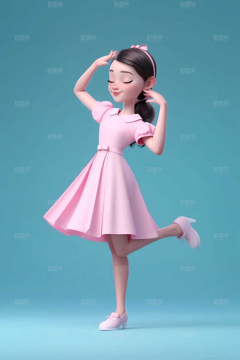 快乐儿童卡通人物模型