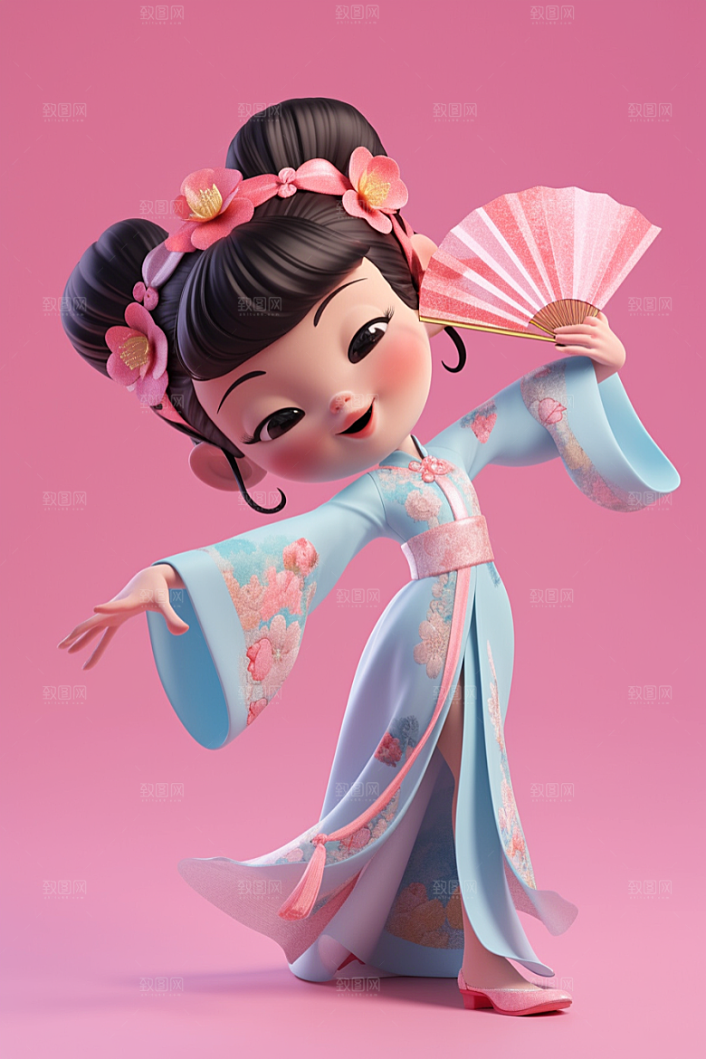 快乐儿童童真人物模型