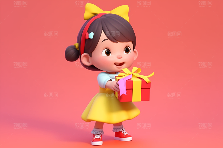 快乐儿童IP卡通模型