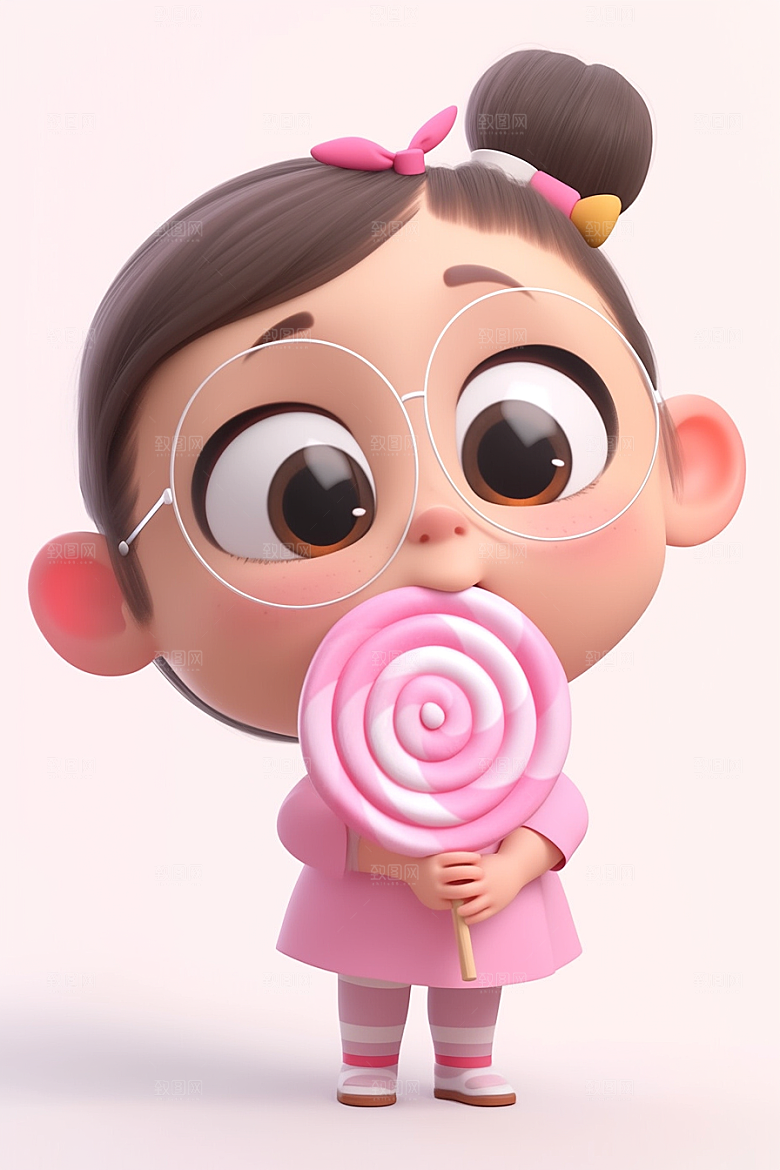 快乐儿童形象立体模型