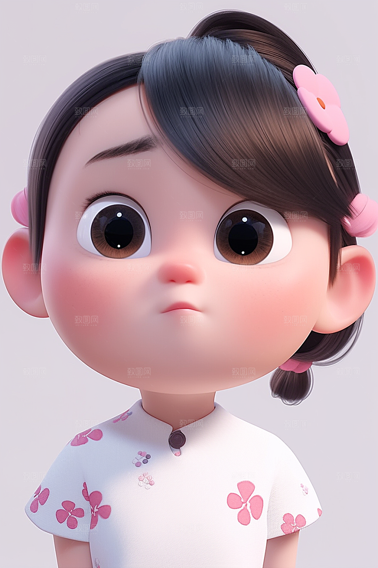 快乐儿童童真IP模型
