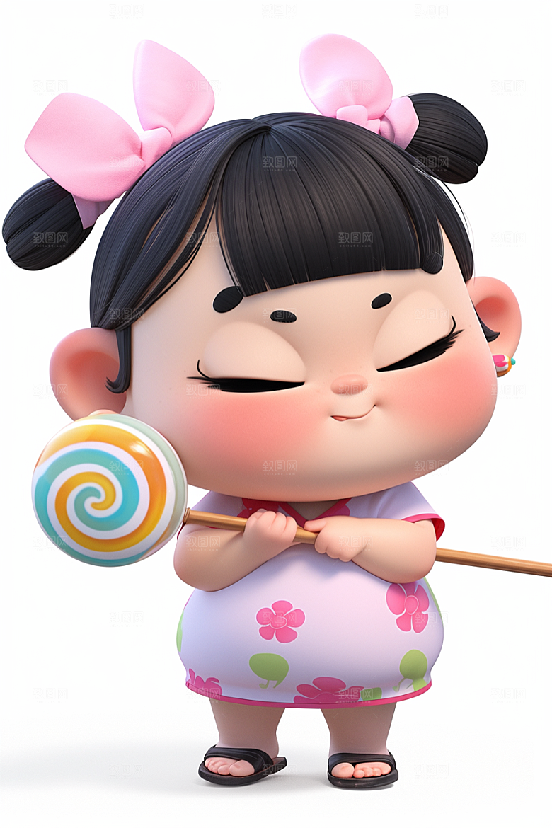 快乐儿童童真3D模型