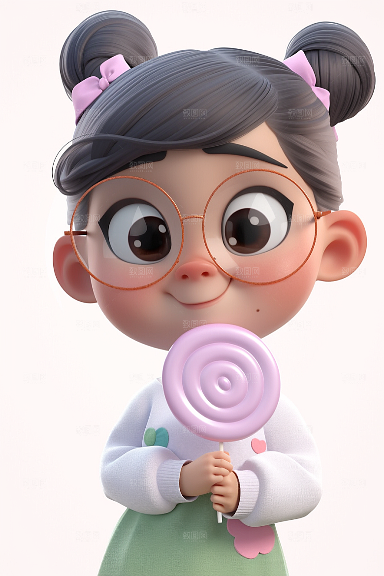 快乐儿童人物形象模型