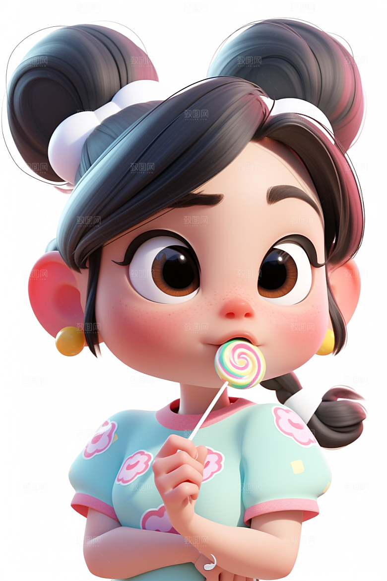 快乐儿童IP六一儿童节模型