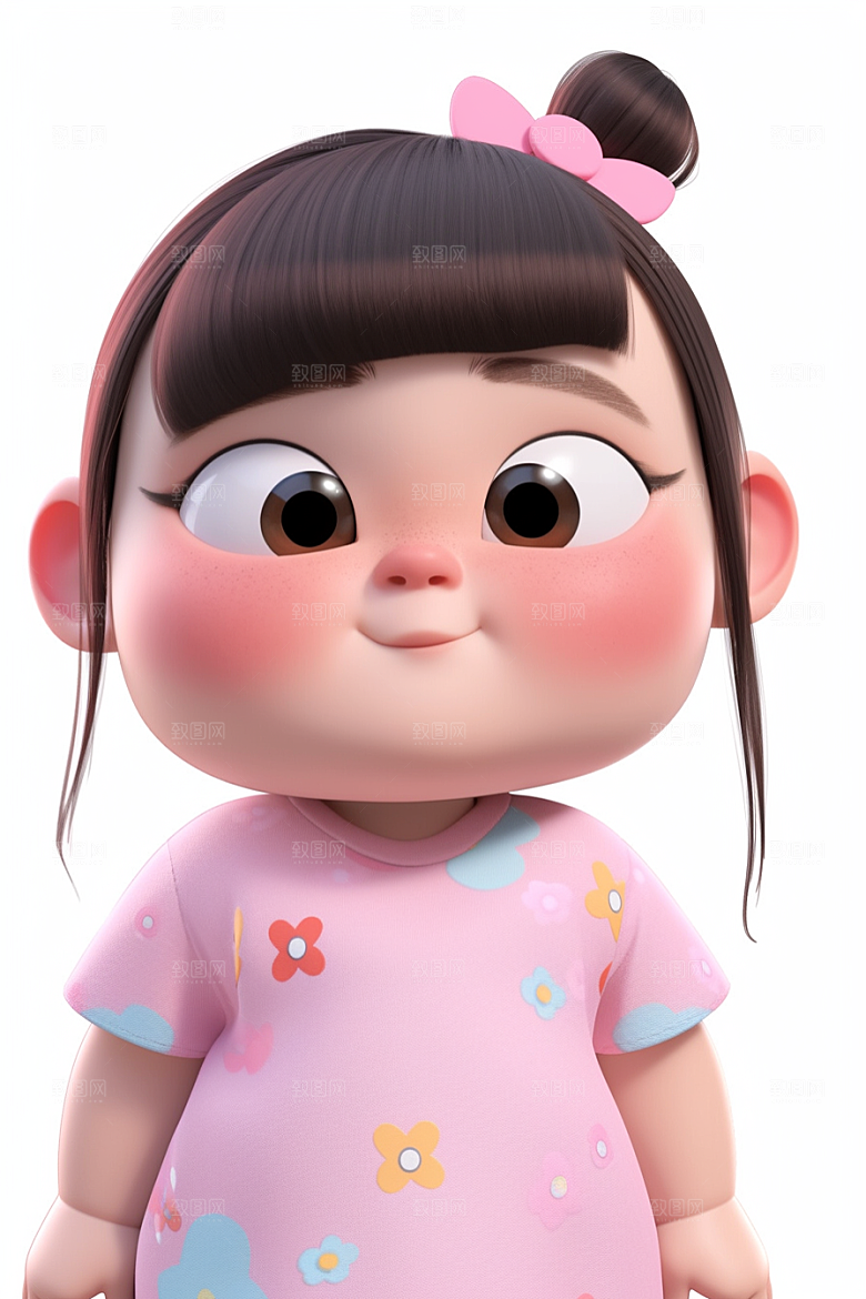 快乐儿童人物童趣模型