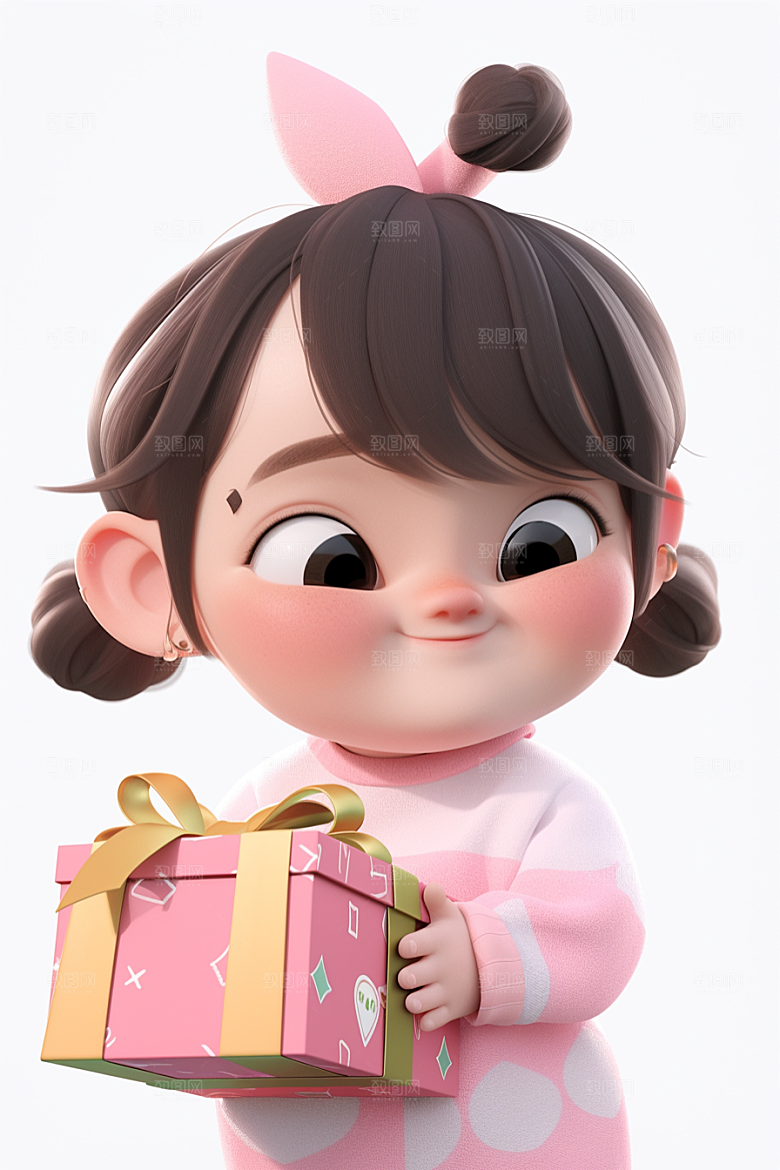 快乐儿童六一儿童节童真模型