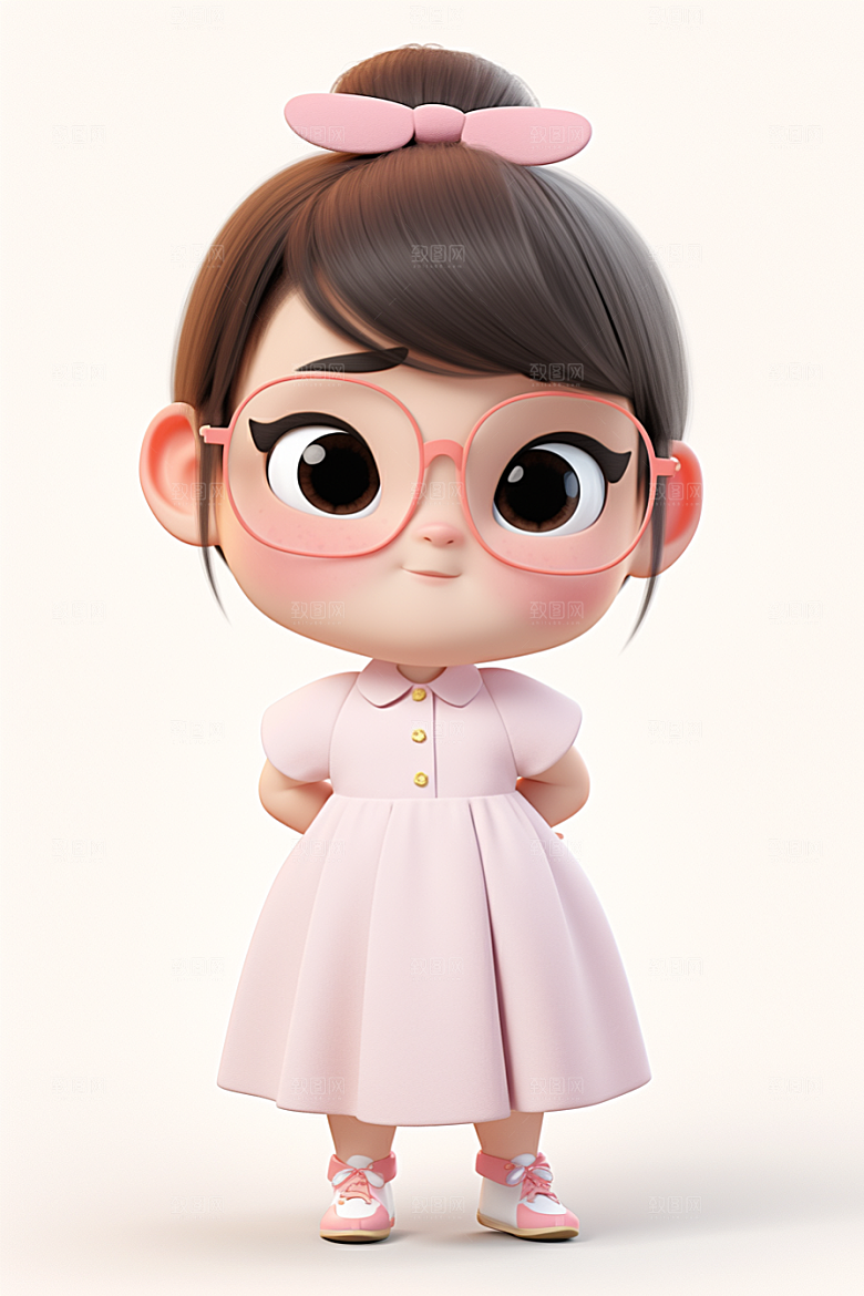 快乐儿童立体3D模型