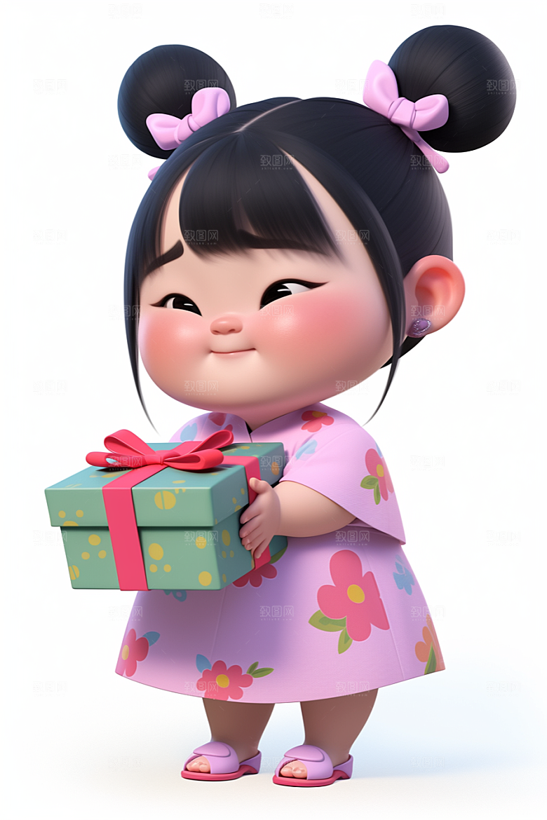快乐儿童3D孩童模型