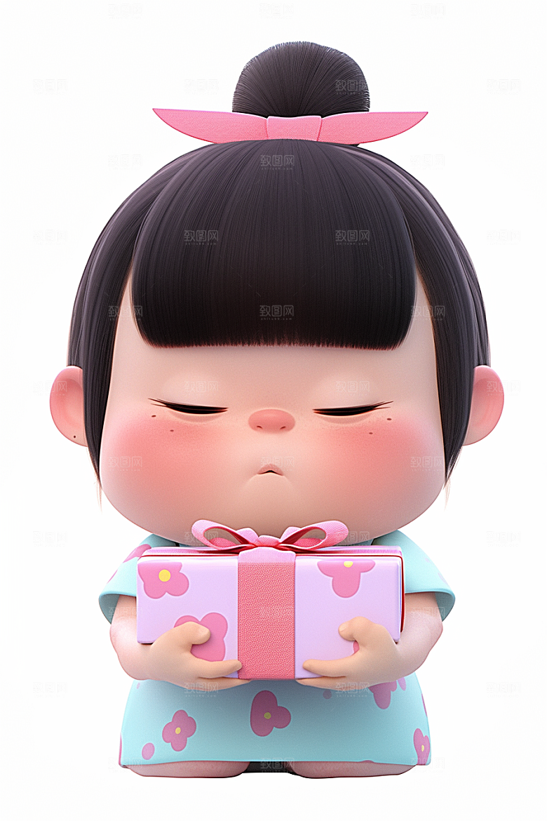 快乐儿童童真形象模型