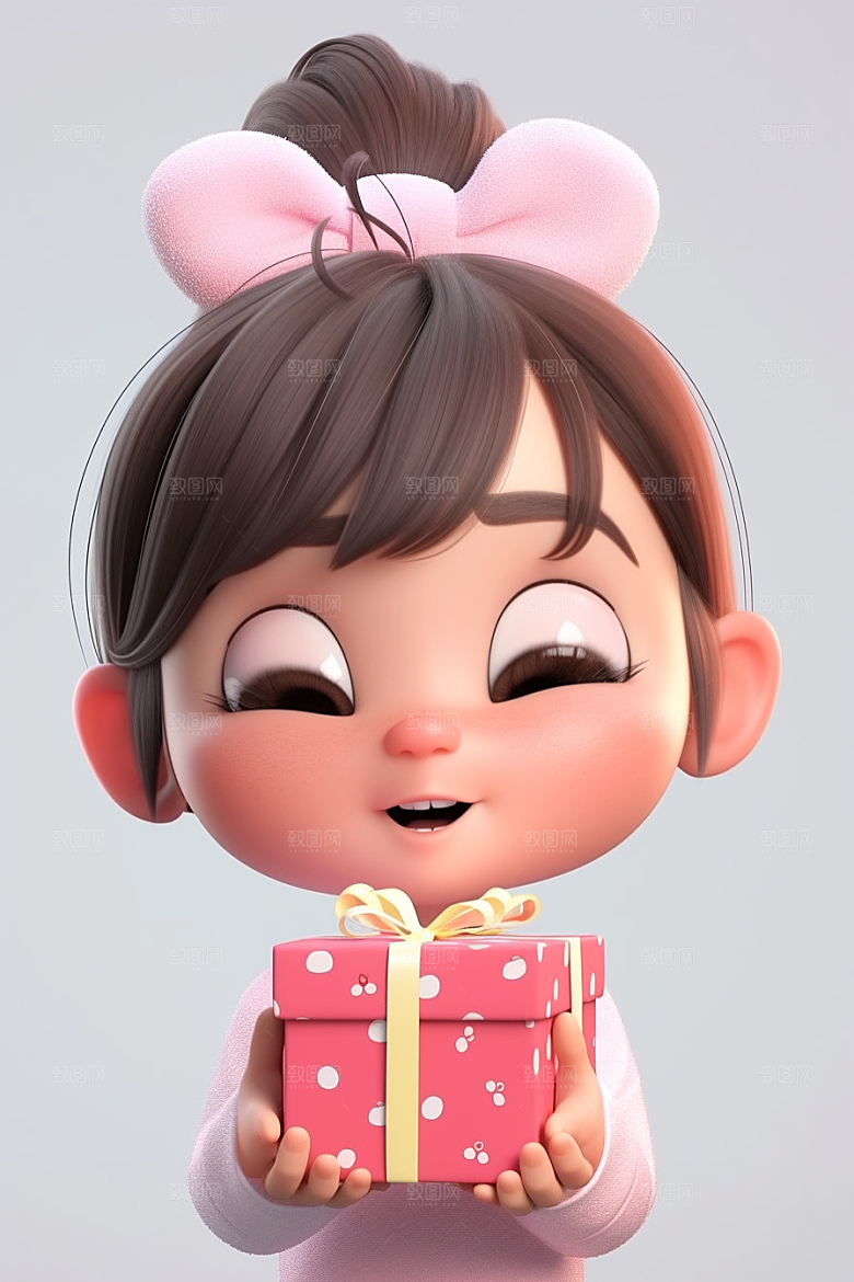 快乐儿童IP卡通模型