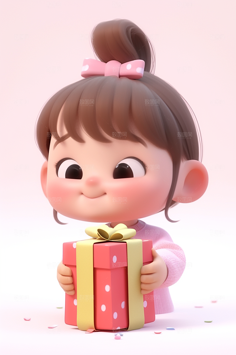 快乐儿童卡通立体模型