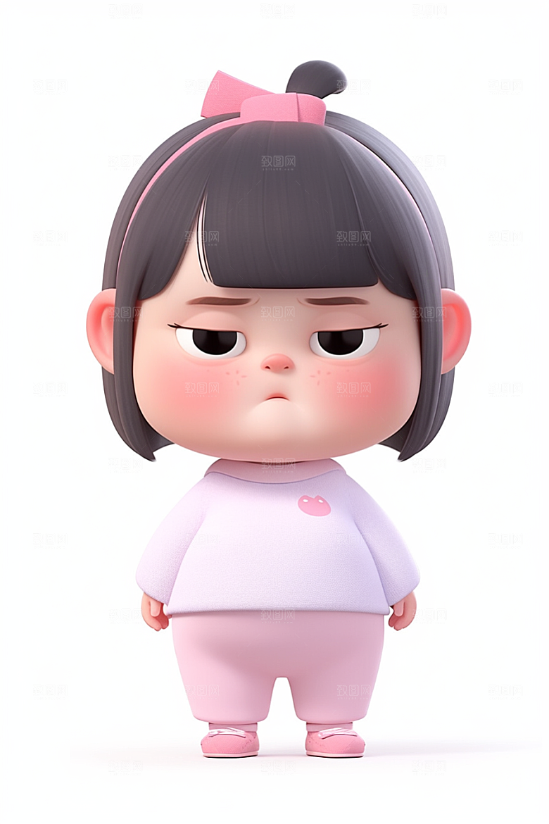 快乐儿童形象童真模型