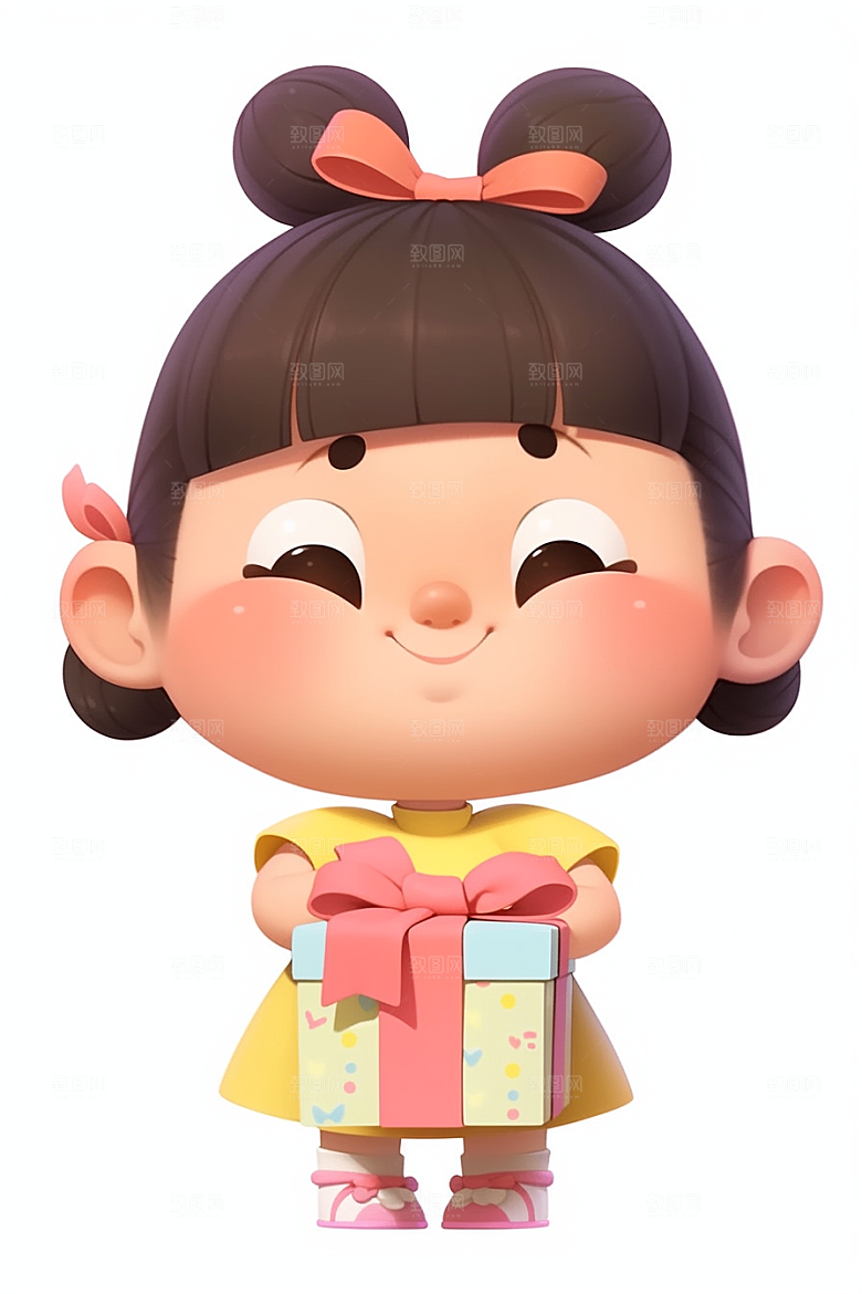 快乐儿童六一儿童节立体模型