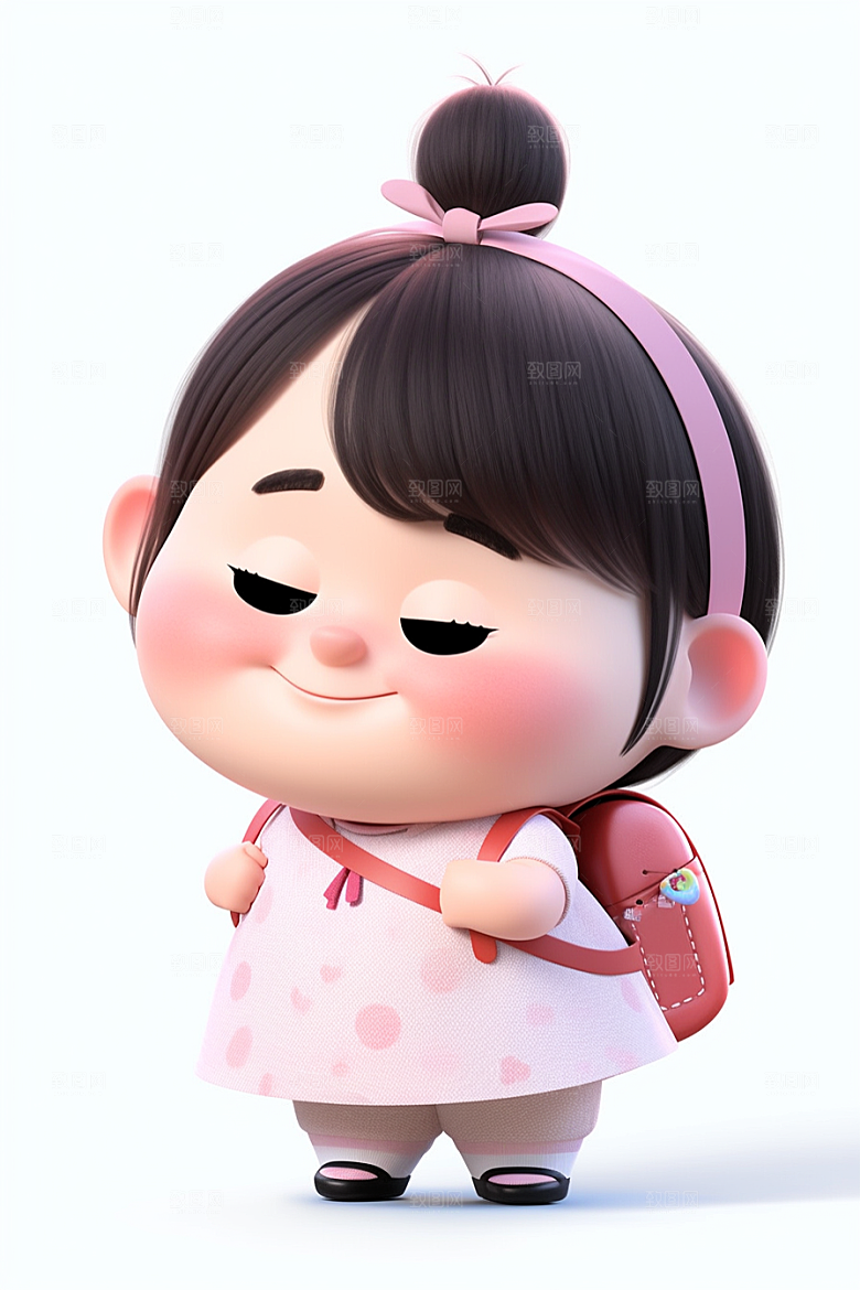 快乐儿童孩童形象模型