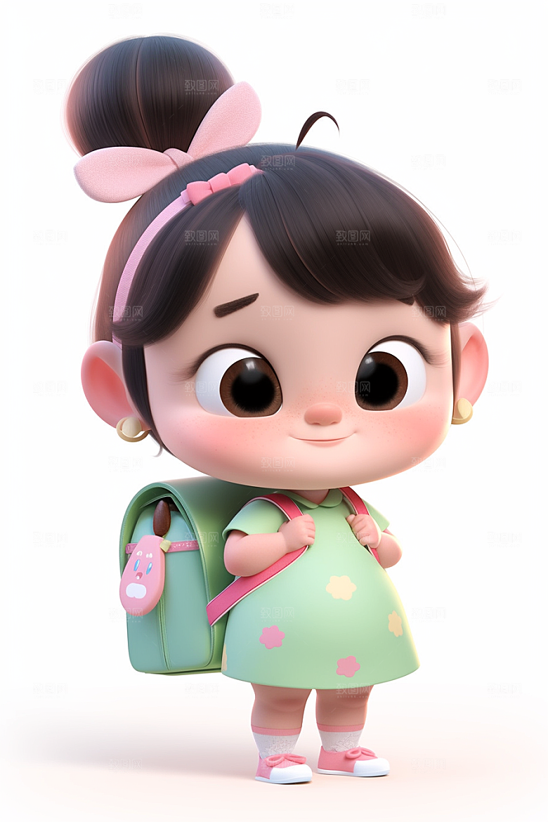快乐儿童六一儿童节可爱模型