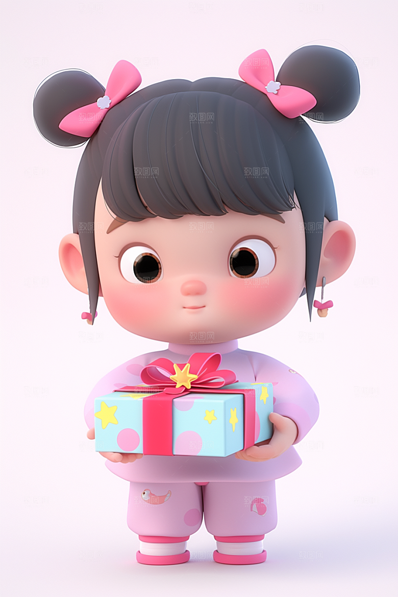 快乐儿童立体形象模型