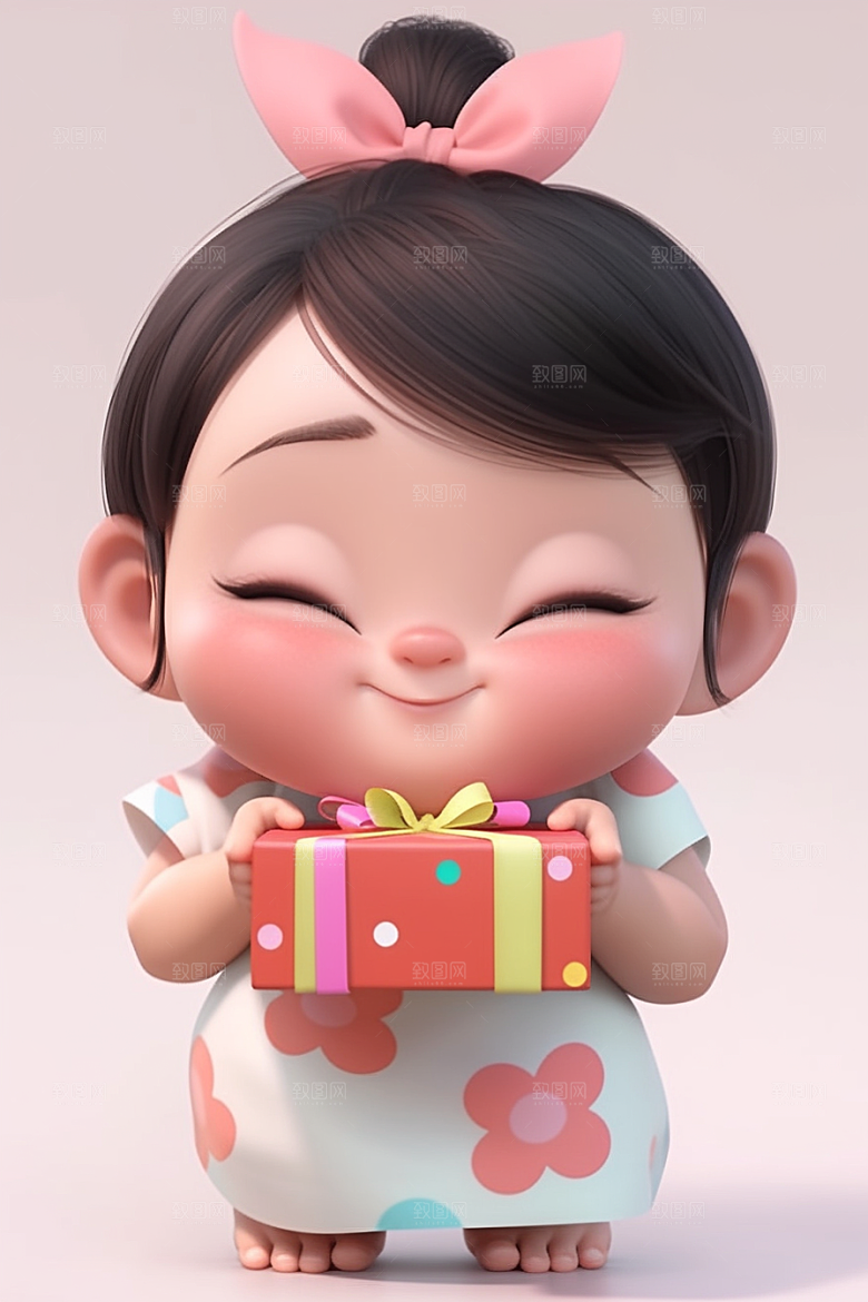 快乐儿童童真孩童模型