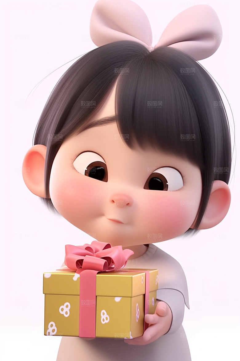 快乐儿童孩童童真模型
