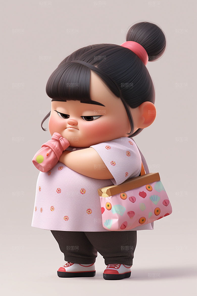 快乐儿童卡通3D模型
