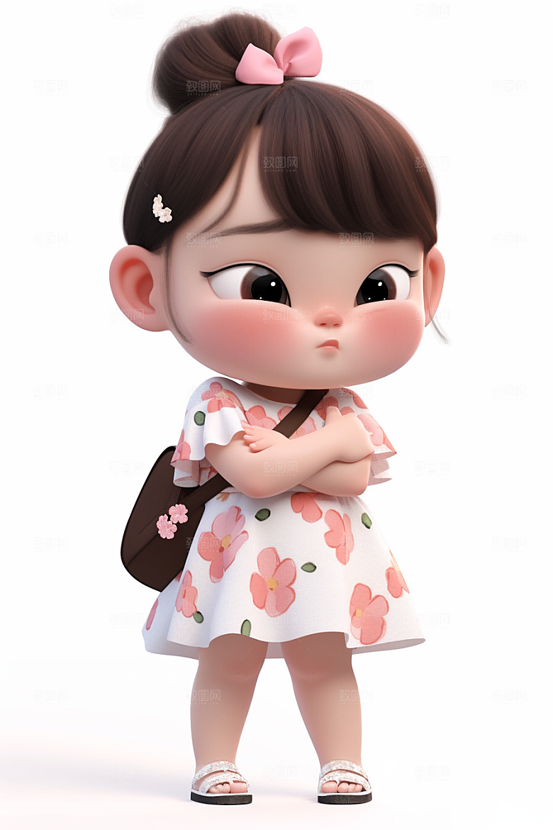 快乐儿童3D人物模型
