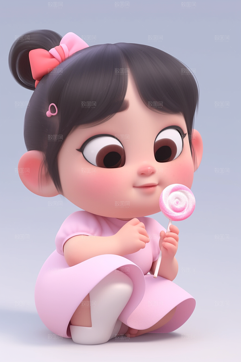 快乐儿童形象孩童模型