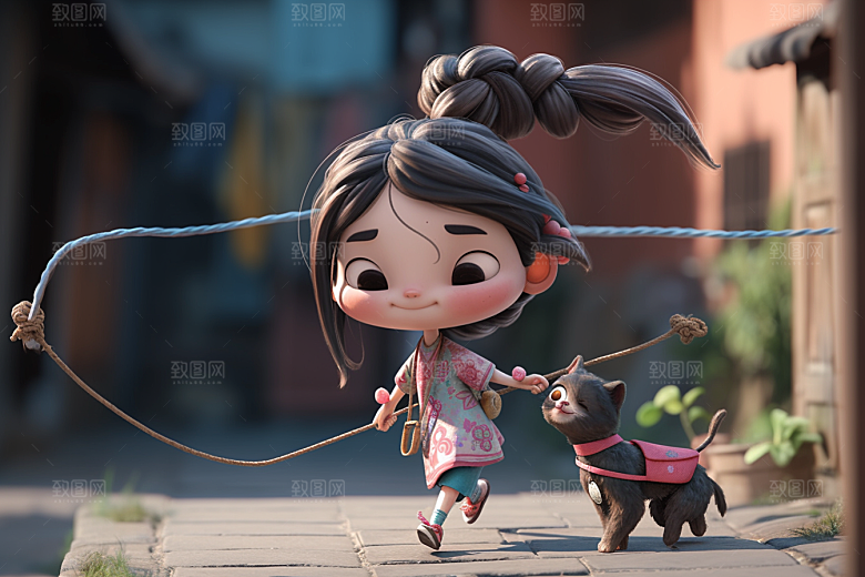 快乐儿童童趣六一儿童节模型