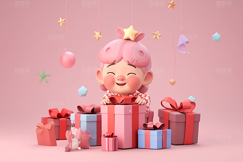 快乐儿童童趣孩童模型