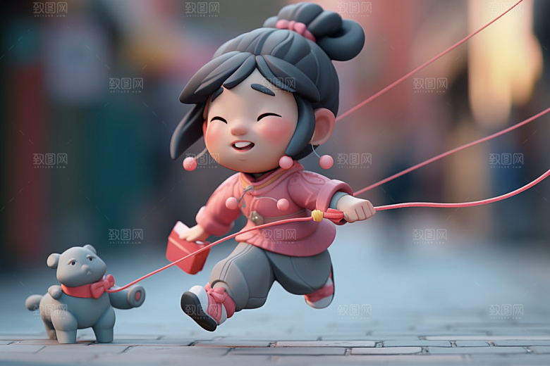 快乐儿童立体童真模型